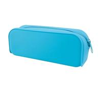 Générique Custodia per matite in silicone, 7,48 x 1,97 x 3,15 pollici, multifunzione, con chiusura a cerniera, ideale per donne, studenti, bambini, compatto e stilish, blu, Se référer au descriptif,