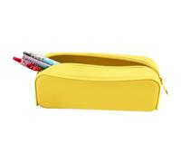 Générique Custodia per penne in silicone Aesthetic Soft Pen Case 1,97 x 3,15 in Multifunctional Zipper Stationery, Compact School Supplies, Students Kids Storage Bag for Pencils, d, Se référer au