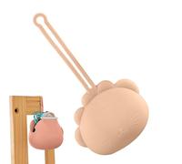 Générique Custodia portatile Pacifier Organizer Box, supporto in silicone animale, contenitore con cordino, Pacifier Storage Bag, Travel-Friendly, per attrezzi quotidiani, camminate, lunghi