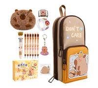 Générique Cute Capybara Pencil Case-Large Capacity Multi-Compartment Pen Bag for Students Aesthetic Stationery Pouch for Kids & Teens, Large Pencil Case Organizer for School, Office & Birthday