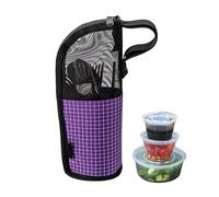 Générique Cutlery Pouch for Camping, Flatware Travel Case, Reusable Utensil Holder for Spoon, Chopsticks, Lunch Box, 9,84 x 3,94 pollici, Outdoor Hiking, Fishing, BBQ Gear, viola, Se référer au