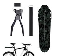 Générique Cycling Fending Board, Adjustable Bike Splash Guard, Full Cover Thicken & Widen, Quick Release Fat Tire Cycle Fending Board for Mountain, Road Cycles
