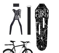 Générique Cycling Fending Board, Adjustable Bike Splash Guard, Full Cover Thicken & Widen, Quick Release Fat Tire Cycle Fending Board for Mountain, Road Cycles