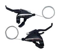 Générique Cycling Gear Shifter - 3 x 9 Speed Thumb Leve, Bike Lever Cable Set, Smooth Precise Control, Quick Gear Switching, Componenti per biciclette premium, Road Trail Touring 7,48 x 9,45 x 2,4
