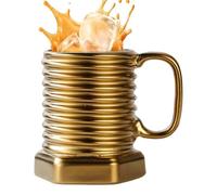 Générique da caffè in ceramica - Contenitore per bevande di design con interno nero - in ceramica a forma di vite | per latte cappuccino latte vino succo birra cucina caffè ristorante