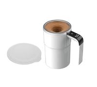 Générique da caffè intelligente con agitazione automatica da 8 cm, in acciaio, ABS, frullatore per bevande al latte, al tè AuCacao, al cioccolato caldo