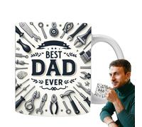 Générique da caffè papà - Il miglior papà del mondo in ceramica dei tempi, regalo per la festa del papà, figlio, figlia, regali di compleanno, di Natale, ceramica da 11 oz che va al