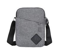 Générique Da corsa originale uomini e donne universale piccola borsa quadrata spalla continuare Documento borsa a tracolla pranzo per gli uomini lavoro pesante, grigio, Taglia unica