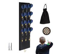 Générique da gioco, espositore da parete in legno, organizzatore per freccette, punta in acciaio, accessorio per il libero a casa, deposito bar ufficio, scaffale di intrattenimento