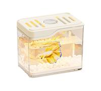 Générique Da Pesci da Ufficio - Pesci da Ufficio 12x8x10cm | Pesce Robusto con Ventilazione Superiore | LED Colorate, Decorazione della Sala per Case o Uffici