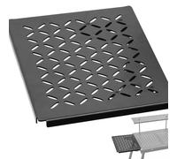 Générique da tavolo da terra - Prodotti da campeggio per campeggio, picnic, barbecue, viaggi in auto | Elegante tavolo da campeggio nero minimalista
