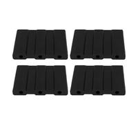 Générique Dart Protectors, Dart Needle Holder, 4 pezzi Compact Secure Fit Easy Access Abs Material Rugged Build Fast Setup, Storage Box for Home Office Men Women, 1,26 x 1,02 pollici, Black