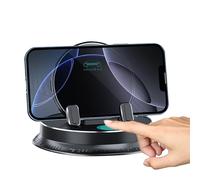 Générique Dashboard Cell Phone Holder, 360° Rotating Mobile Mount, Secure Cradle Stand for Car, Truck, SUVs, Easy Use Navigation, Adjustable Grip Smartphone (3.07x2.16 in)