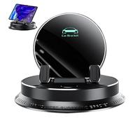 Générique Dashboard Cell Phone Holder, Mobile Phone Mount, 360° Rotazione Cradle, Secure Truck Stand Versatile Ideale per smartphone, Compact & Strong Design (78 mm x 55 mm/3,07 x 2,16")