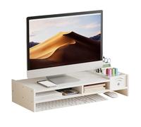 Générique De pour Bureau - Scaffale Ergonomico A 2 Livelli | Da 4,3 Pollici Di Altezza con Organizer Di Stoccaggio | Da - Home Laptop PC T