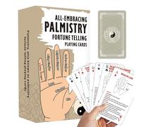 Générique Deck of Cards, Oracle Deck, All Inclusive Palmistry Fortune-Telling Set, Fun Spiritual Guidance Game, Mystical Insight Tool for Beginners and Home Use, multicolore, 4.72 pollici