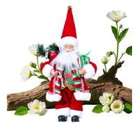Générique Decorazione Babbo Natale Statuetta Peluche Classica Vintage In