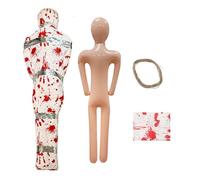 Générique Decorazione Cadavere Halloween - Silhouette Gonfiabile | Sanguinante Vita Reale per Scena del Crimine Esterna e Casa Infestata