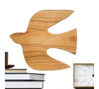 Générique Decorazione da parete Uccelli - Ornamento da parete appeso per uccelli - Sculture in legno realistiche artigianali per casa, camera da letto, giardino, esterno, terrazza patio