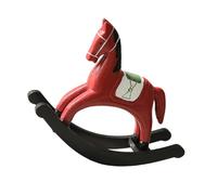 Générique Decorazione Del Cavallo Con - Compatto Dondolo Statua Realistica Classica, Versatile, Sturdy, E Tradizionale per Camera, Tema Equestre, Famiglia | Multipurpose Outdoor Indoor Utility