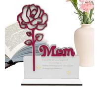 Générique Decorazione Per La Festa Della Mamma | Pannello Decorativo Fiori In Legno | Disposizione Di Rose Per Compleanno Matrimonio Casa Camera Da Soggiorno Regalo Per La Mamma