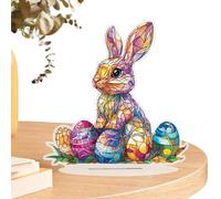 Générique Decorazioni Bunny Centro Tavola Pasqua in Acrilico 2D