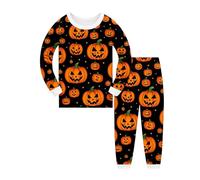 Générique Deguisement Halloween Bambino Pigiama Manica Lunga Costume per Abbigliamento Notte Confortevole A4