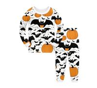 Générique Deguisement Halloween Bambino Pigiama Manica Lunga Costume per Abbigliamento Notte Ragazzi Confortevole