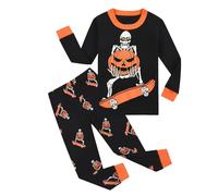 Générique Deguisement Halloween Bambino Pigiama Scheletro Costume Bambino Halloween per Notte Confortevole