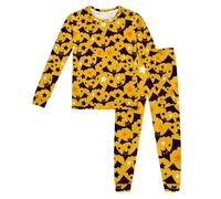 Générique Deguisement Halloween Ragazzo Pigiama Zucca Fantasma per Ragazzo Costume Notte Confortevole Abbigliamento Casa Costume Carnevale Caldo 2-8Y