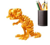 Générique Desk Dinosaur - Statuette 3D stampate scheletriche Models for Desktop Display | Miniature Office Desk, Tea Table, Showcase, Oro Collector Shelf