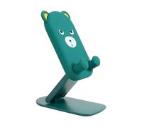 Générique Desk Phone Holder - Cell Phone Stand | Work Phone Stand for Desk | Foldable Phone Cradle | Height Adjustable Mobile Cradle Cute Decor | Cartoon Bear Dock for Most Smartphone Tablet