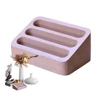 Générique Desktop Business Card Holder - Wooden Holder For Desk, Multiple Visiting Card Display Rack | Outdoor Organizer For Men Women Office Home Practical Stylish Accessory