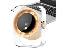 Générique Desktop Fan - 100 Speed Ricaricabile Silent Cooler, Digital Display, 360 Regolabili Design portatile | Personal Desk Fan For Home Kitchen Bedroom Dorm Outdoor Beach Picnic Travel Camping