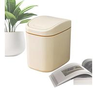 Générique Desktop Trash Can - Small Multi-Functional Bin, Lid Covered