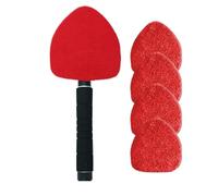 Générique Detergente per parabrezza, manico telescopico rimuove la polvere vetri - Pulitore per specchio rimovibile per campeggio, auto, barca, pulizia esterna