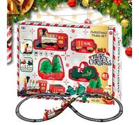 Générique Di Natale con Pista Di Assemblaggio Luminosa E Sonora | Albero Di Natale Treno Per Ragazzi E Ragazze, Per La Decorazione Della Casa E Durante Le Feste