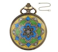 Générique Dice Set with Pocket Watch - Lega epossidica Resin Flower Ornament Case | Board Game Dice Set in Pocket Watch Container | Vintage Game Toy Collectible Gift