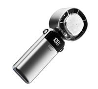 Générique Digital Display Quiet Air Cooler | Handheld Fan | Personal Fan Portatile Handheld Cooling With 100 Speeds, Ricaricabile Folding Cool Gadgets For Desk Bedroom Travel Beach