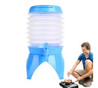 Générique Dispenser per bevande da campeggio - PP 5,5 L | Contenitore per acqua pieghevole per bevande con rubinetto, Bottiglia d'acqua di grande capacità | Bevande Picnic Rally