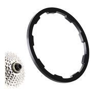 Générique Distanziatore per cassette | Distanziatore per cassette per biciclette a velocità leggera,Guarnizioni per rondelle per asse in alluminio per biciclette da montagna