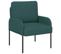 Générique Divano Moderno Verde Scuro 55cm Compensato | Poliestere durevole, supporto in metallo, cuscino arrotondato, confortevole soggiorno