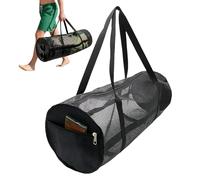 Générique Dive Gear Bag, Mesh Snorkel Sack, Foldable Duffle Carrier, Large Capacity Organizer, Quick-Dry Design, for Swimming, Scuba, Beach, Sports Balls, Laundry, and Travel Use