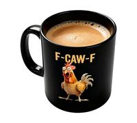 Générique Divertenti tazze da caffè con design di pollo,Vaschetta da bere con doppia finitura smaltata, da tè carina | Per Natale, Pasqua, San , Fattoria, Cucina, Bevanda, Vino, Succo,