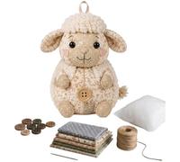 Générique DIY Patchwork Animal - Handmade Sewing Craft with Cut & Stuffing Animal DIY for Cute Ornament Shelf Decor Quilting Crafting & Project (C, One Size)