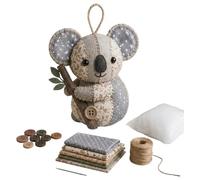 Générique DIY Patchwork Animal - Handmade Sewing Craft with Cut & Stuffing Animal DIY for Cute Ornament Shelf Decor Quilting Crafting & Project (B, One Size)