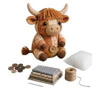 Générique DIY Patchwork Animal - Handmade Sewing Craft with Cut & Stuffing Animal DIY for Cute Ornament Shelf Decor Quilting Crafting & Project (A, One Size)