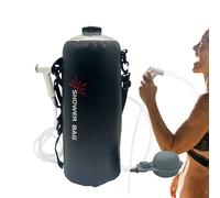 Générique Doccia Da Campeggio,Borsa Da Doccia Solare Portatile per Escursioni E Viaggi | Riscaldatore Solare 12L con Pompa Rimovibile, Attrezzatura Igiene Spiaggia Viaggio Avventura