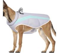 Générique Dog Cooling Vest Jacket - Cover with Harness | Breathable Cool Coat for Dogs Lightweight Summer Pet Apparel Adjustable Straps, Reflective Trim, UV Protection Outdoor Heat Relief