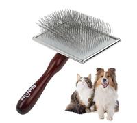 Générique Dog Grooming Comb, Dog Shedding Slicker Brush, Portatile Dog Massage Brush, Clean Tangled Dog Brush, Medio Dog Shedding Brush, Dog Detangling Brush, Pet Shedding Comb for Dogs,